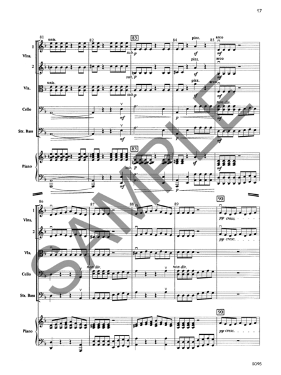 Toccatina - Score String Orchestra scores gallery preview page 17