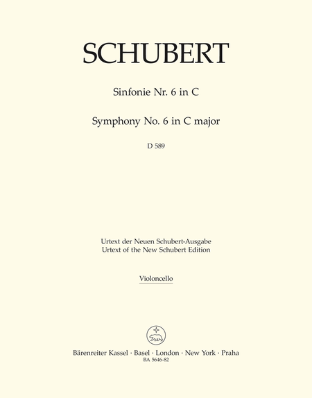 Symphony, No. 6 C major D 589