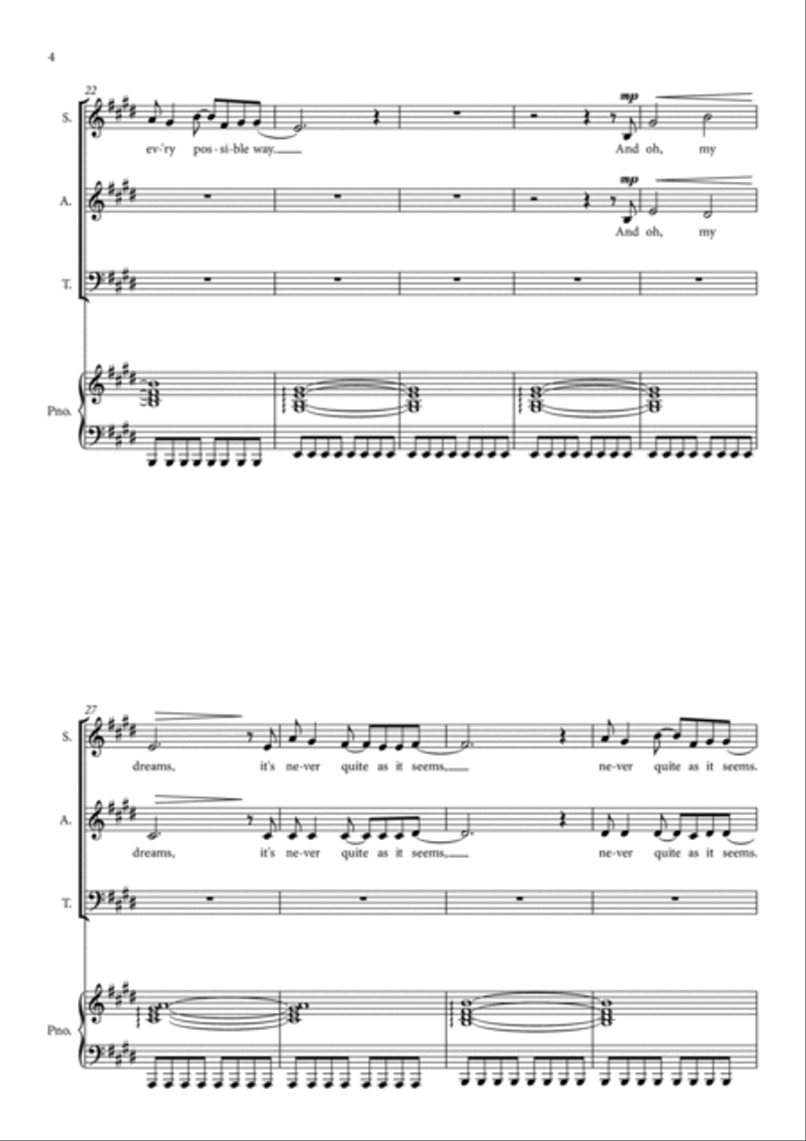 Dreams 3-Part scores gallery preview page 4