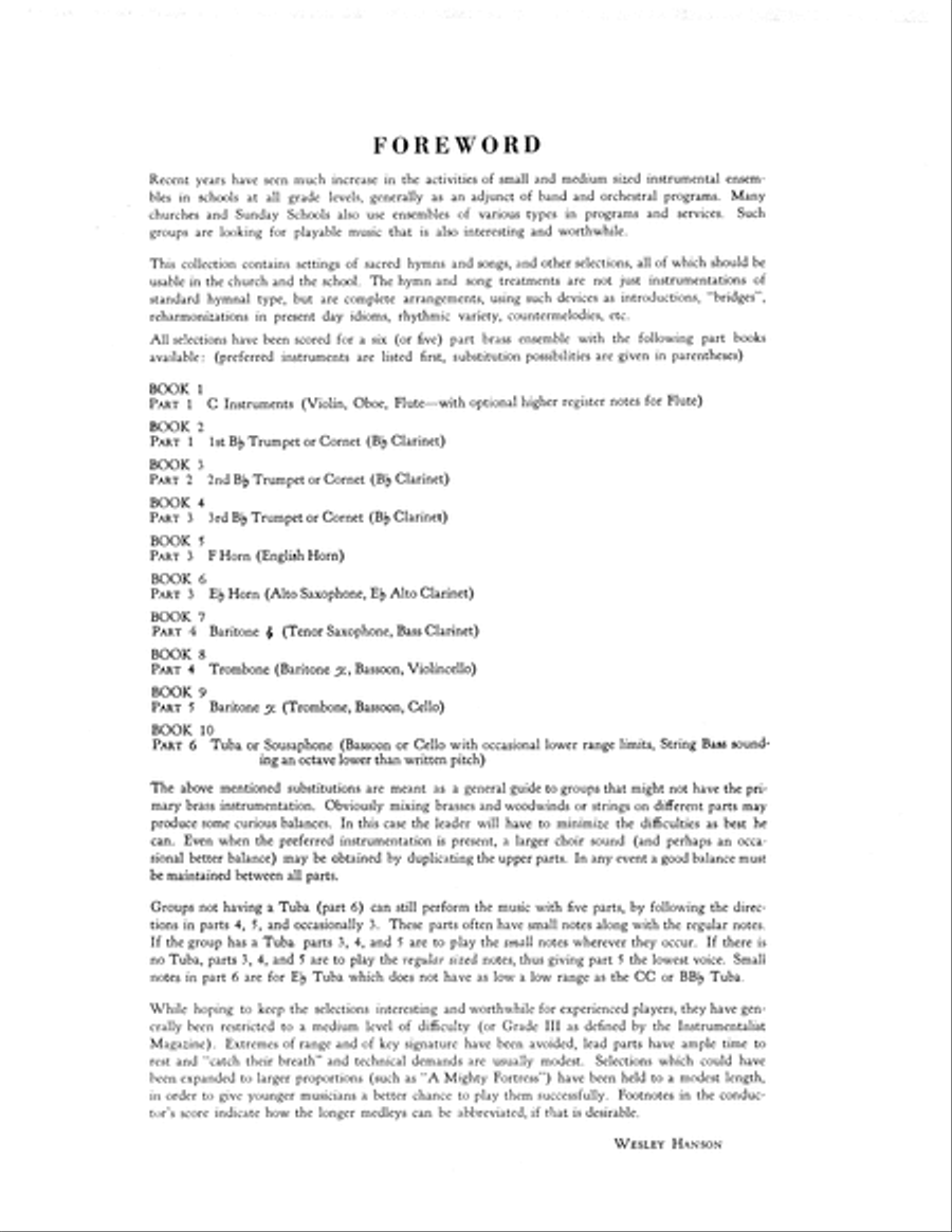 Ensemble Music for Church and School Part scores gallery preview page 2
