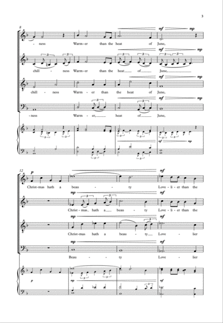 Christmas Eve 4-Part scores gallery preview page 3