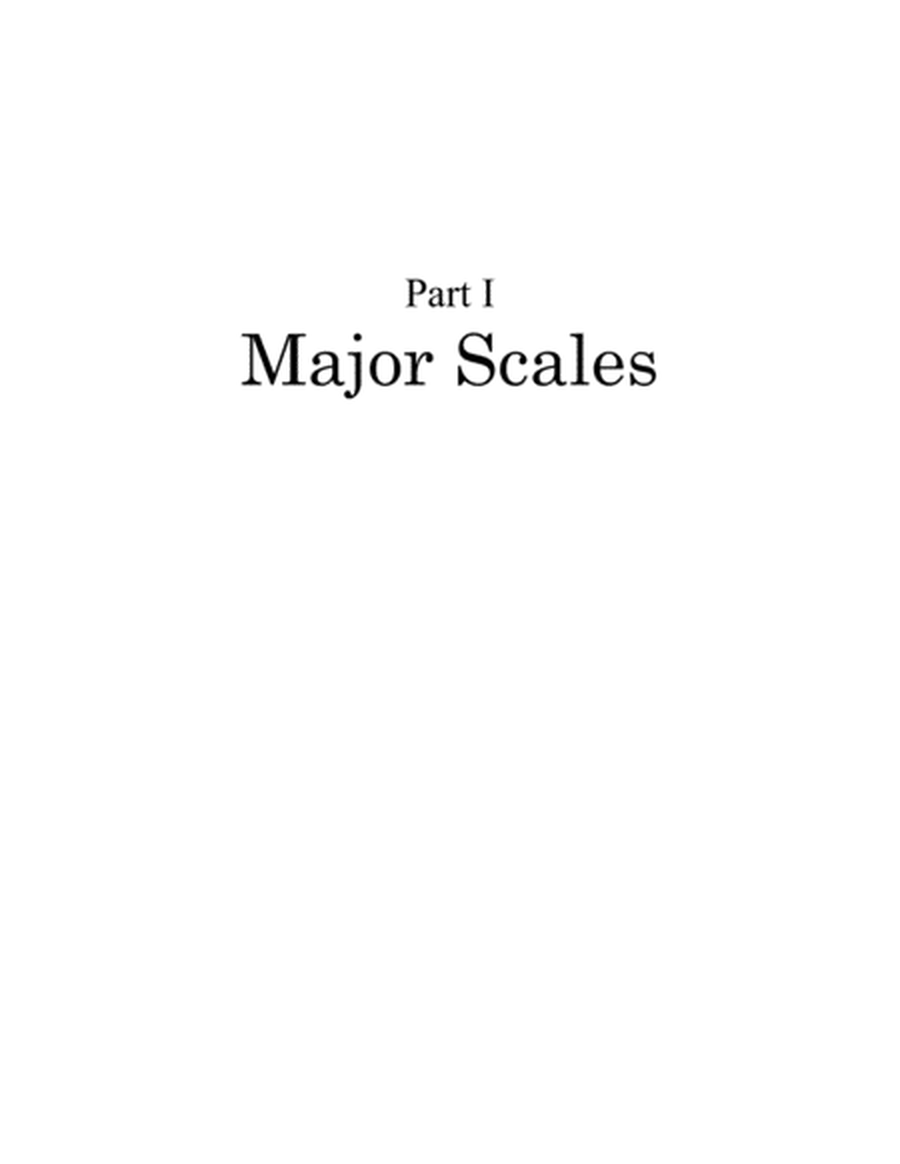 Scales in First Position, for violin