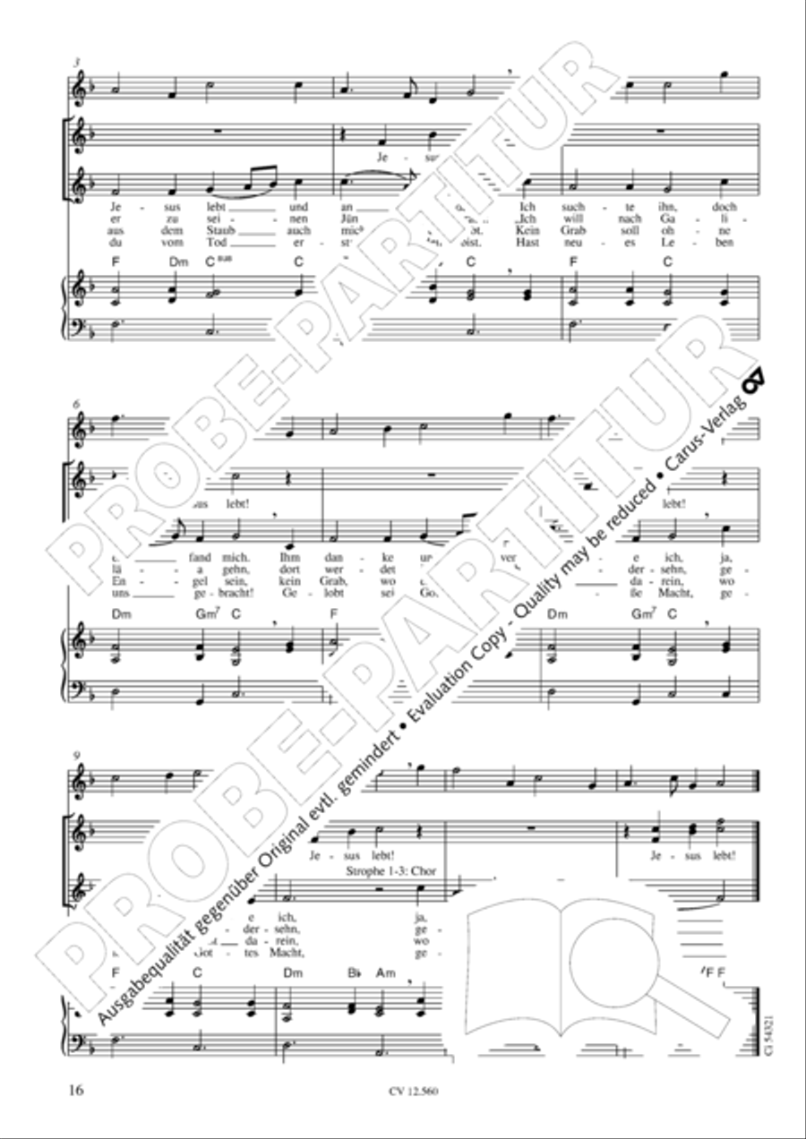 Das Tochterlein des Jairus Children's Choir scores gallery preview page 17
