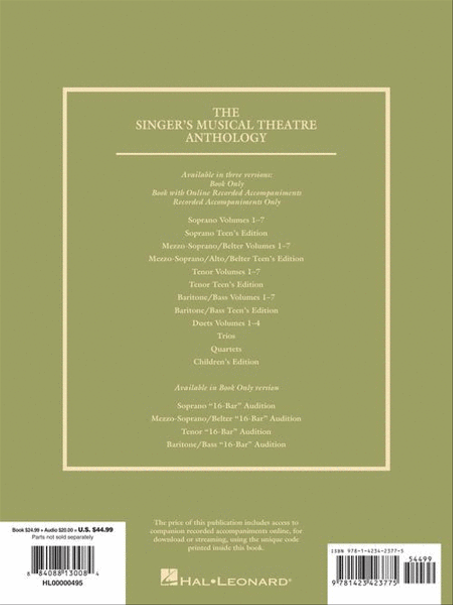 Singer's Musical Theatre Anthology – Volume 3 Tenor Voice scores gallery preview page 10