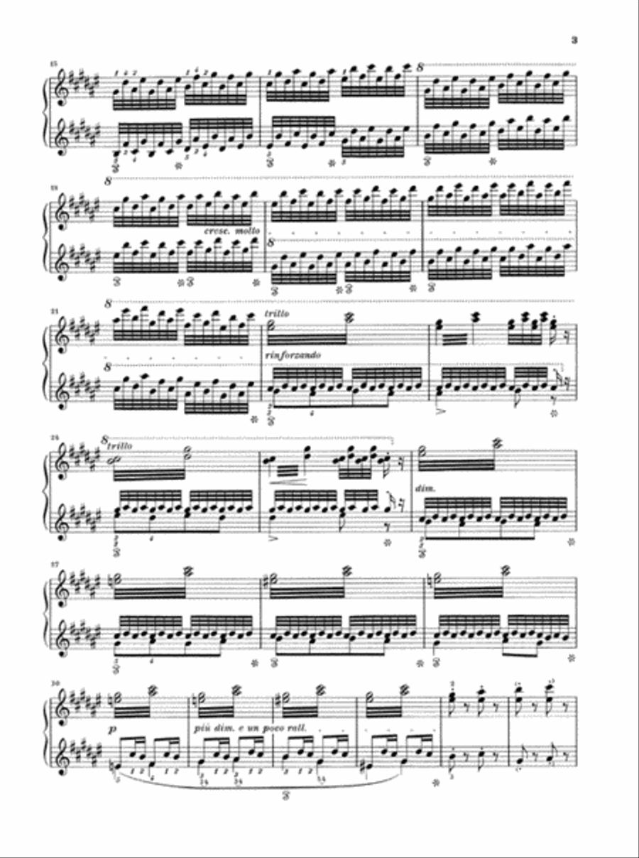 Les Jeux d'eaux à la Villa d'Este Piano Solo scores gallery preview page 3