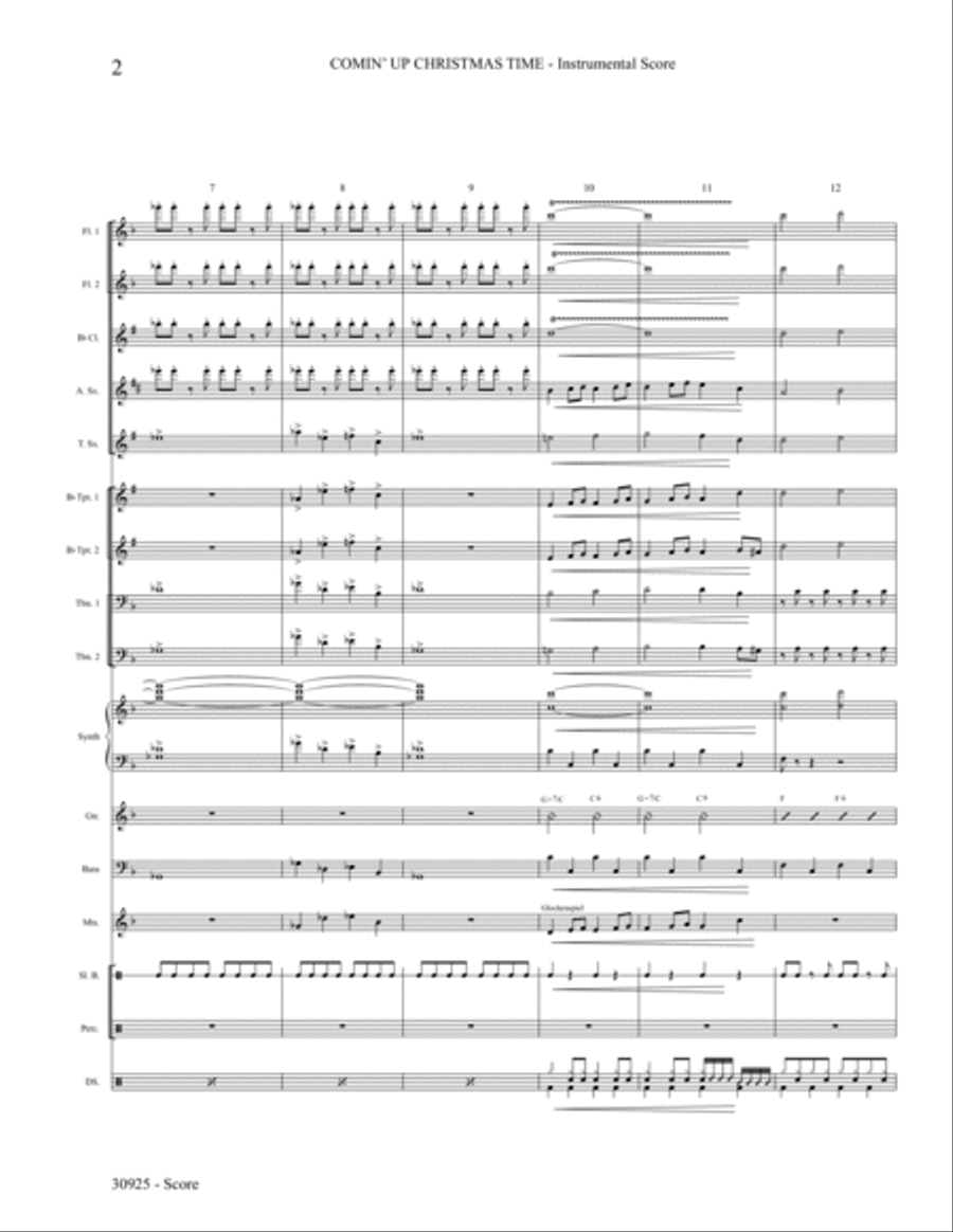 Comin' Up Christmas Time: Score Score scores gallery preview page 2