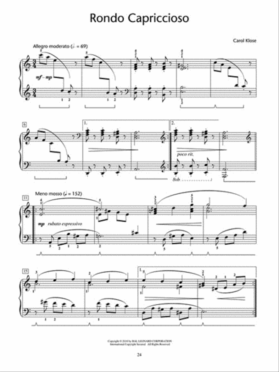 Piano Recital Showcase: Romantic Inspirations Piano Method scores gallery preview page 5