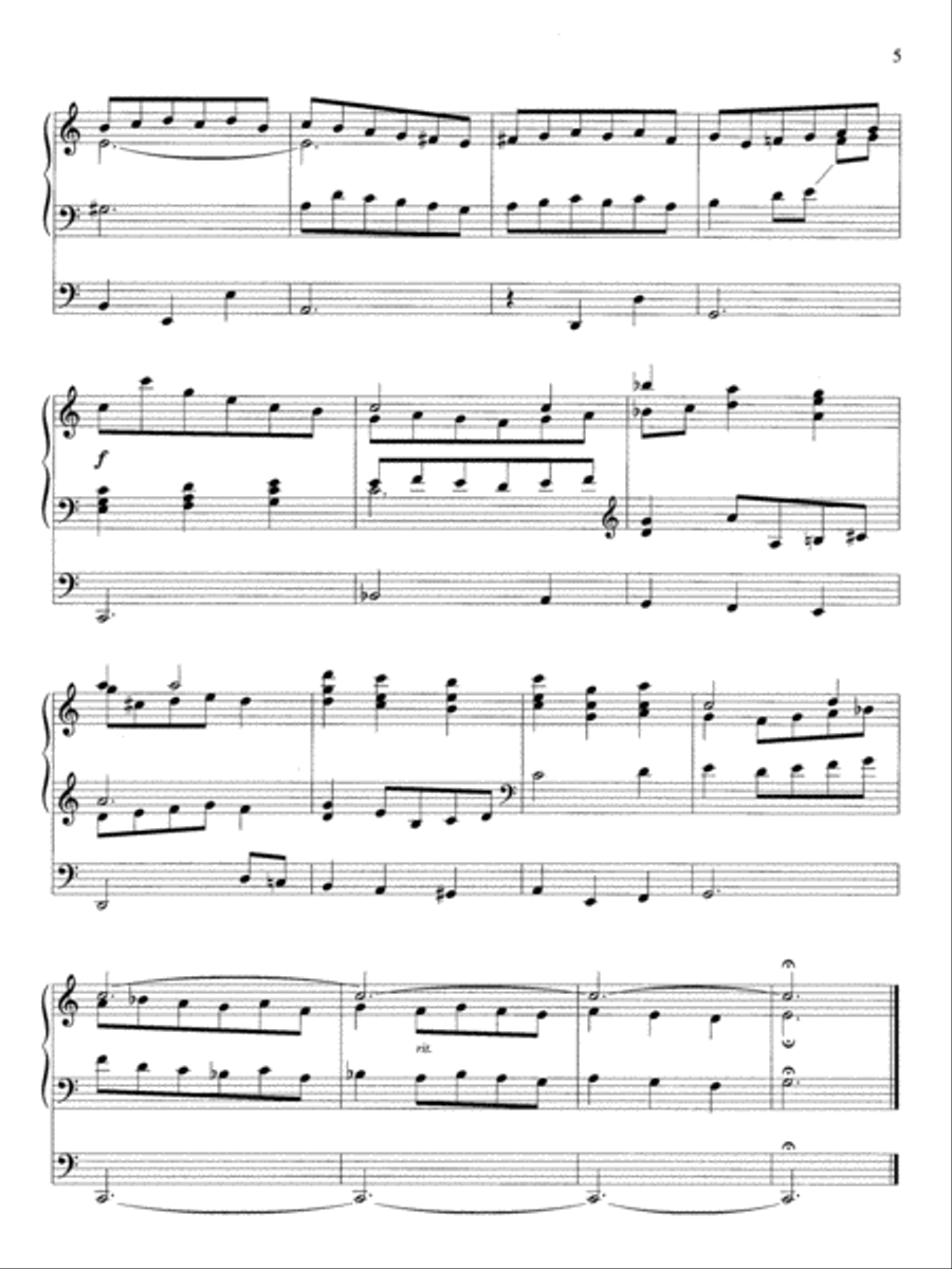 Three New Hymn Settings for Organ Organ Solo scores gallery preview page 5