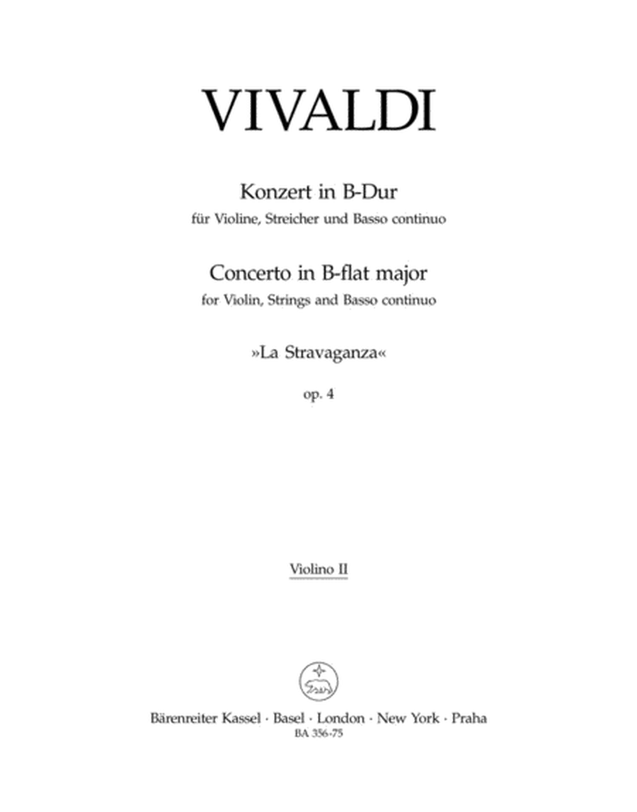 La Stravaganza, No. 1 B flat major, Op. 4/1 Fa I, 180