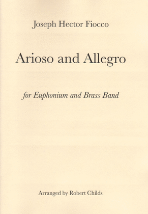 Arioso and Allegro
