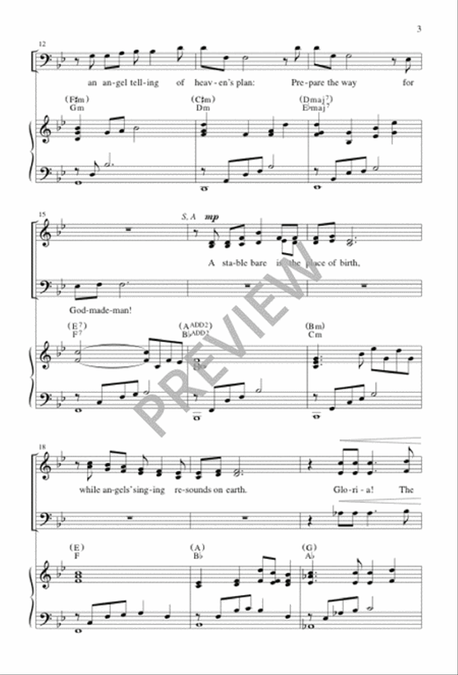 Nowell, Nowell Nowell, Nowell 4-Part scores gallery preview page 3