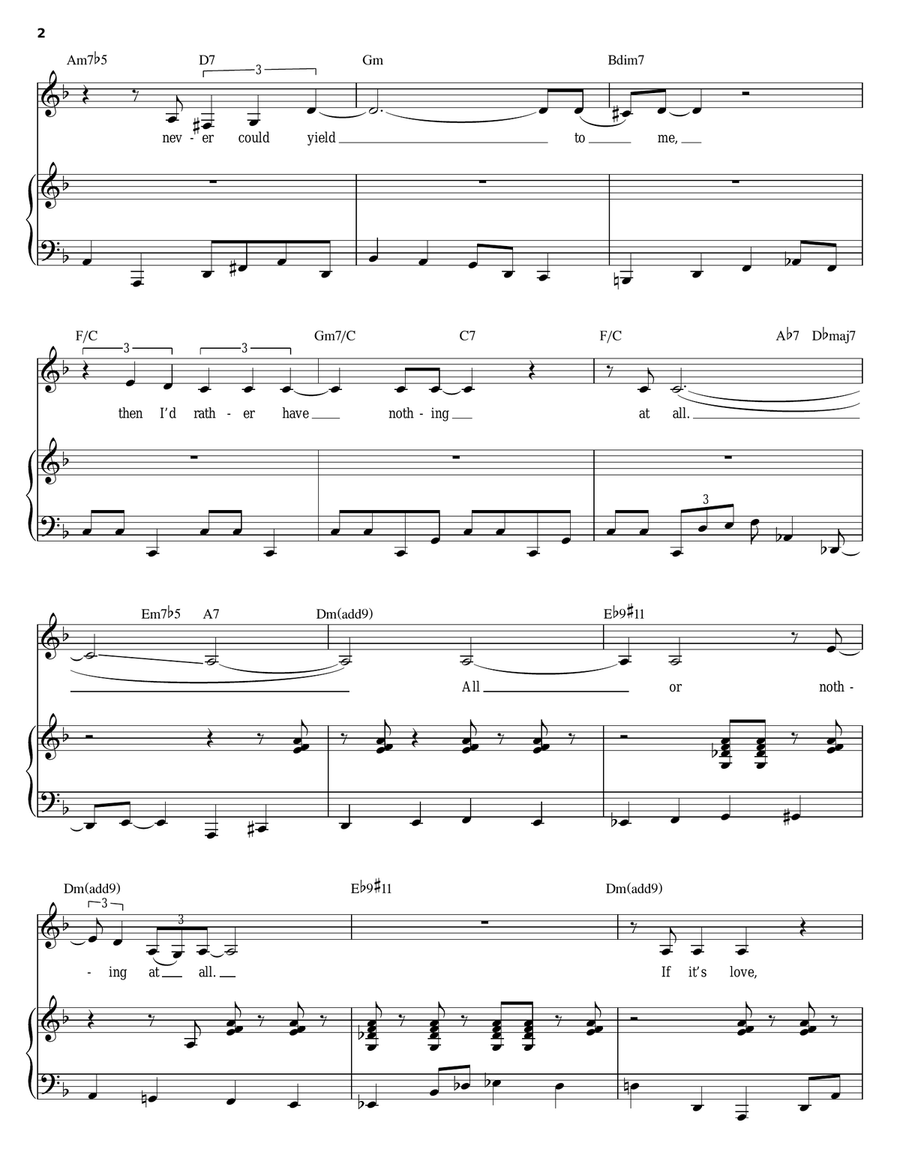 All Or Nothing At All All Or Nothing At All Acoustic Guitar scores gallery preview page 2