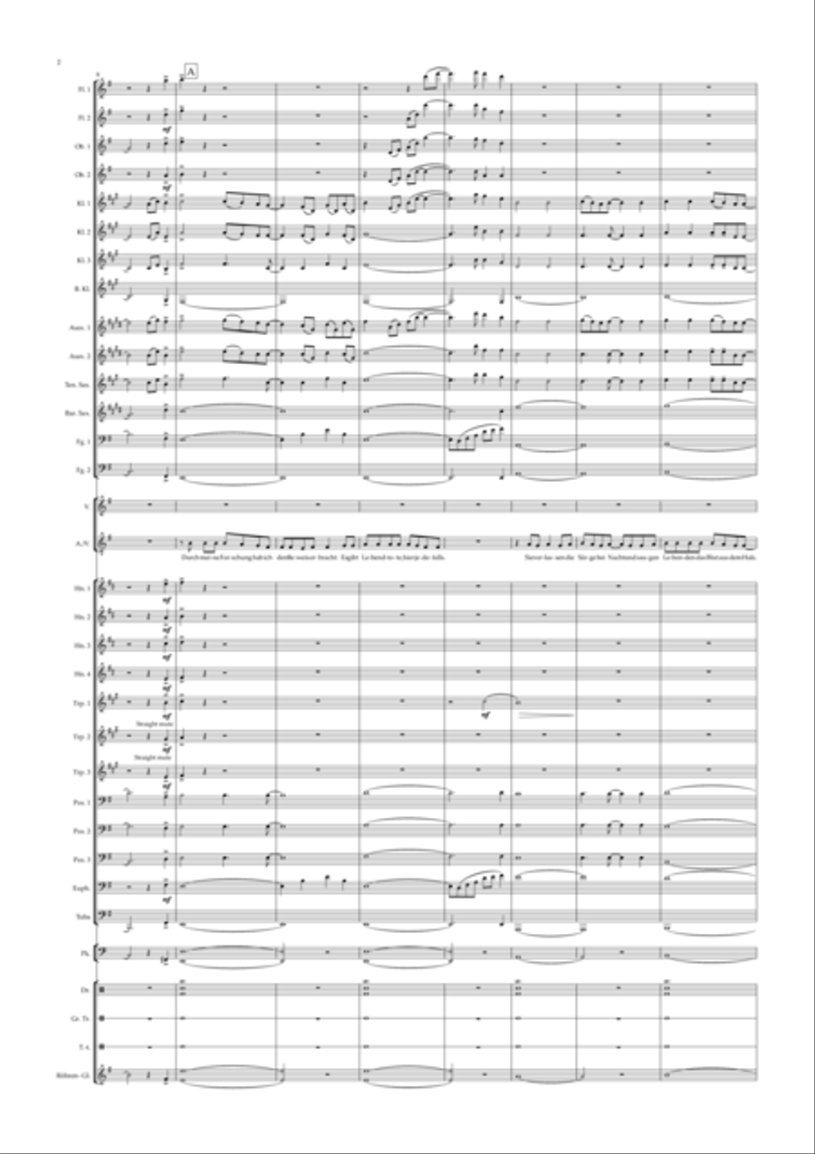 Der Tanz Der Vampire - Finale Zweiter Akt Concert Band scores gallery preview page 2