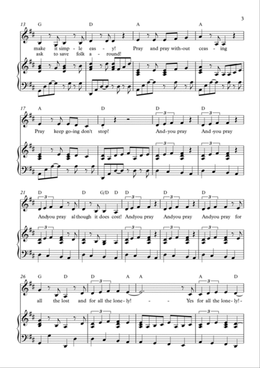 Pray Voice scores gallery preview page 3