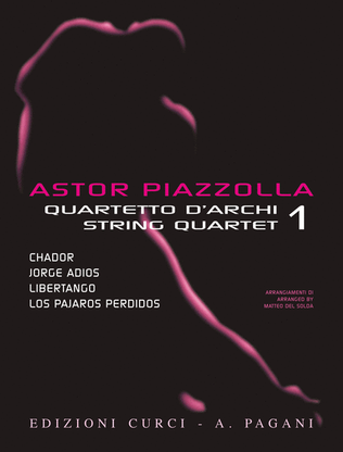 Book cover for Astor Piazzolla for String Quartet