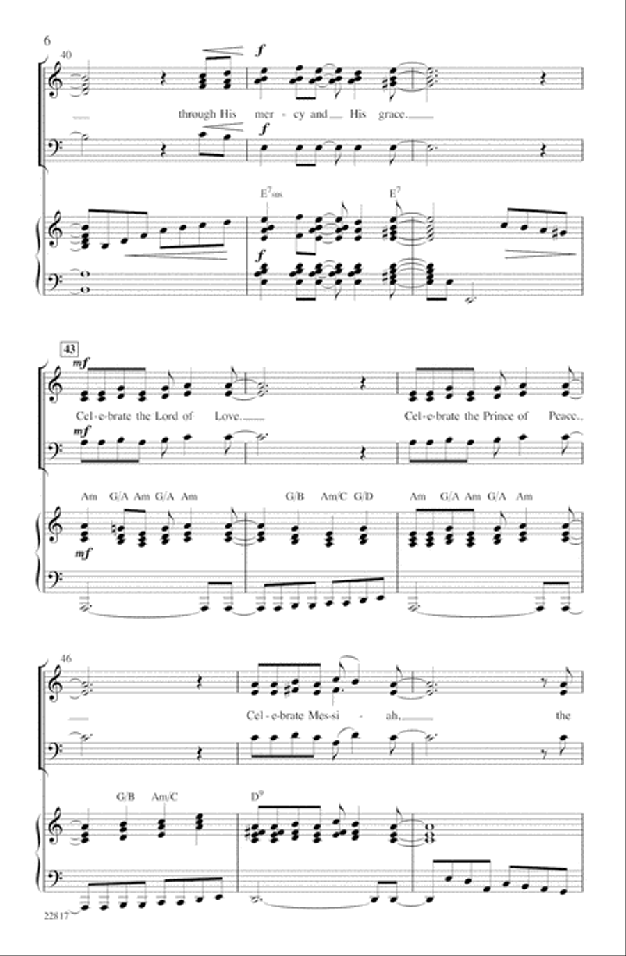 Celebrate the Joy 3-Part scores gallery preview page 6