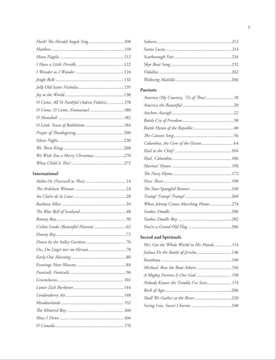 The Huge Book of Really Easy Melodies for Guitar in TAB Acoustic Guitar scores gallery preview page 5