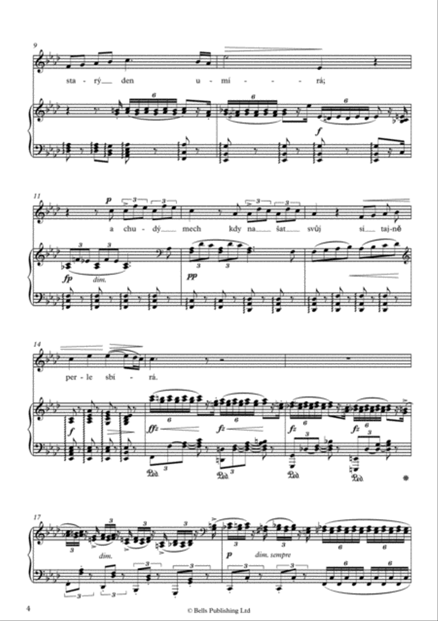Gypsy Melodies, Op. 55 Medium-High Voice scores gallery preview page 4