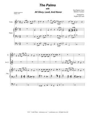 The Palms (with "All Glory, Laud, and Honor") (Duet for Flute and Bb-Clarinet)