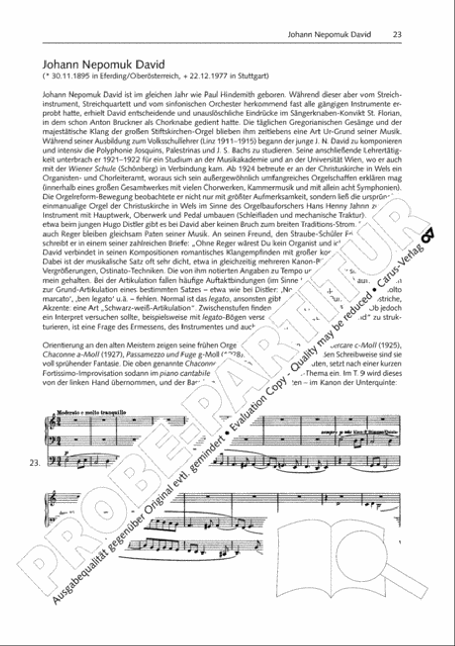 Orgelschule zur historischen Auffuhrungspraxis Organ Solo scores gallery preview page 24