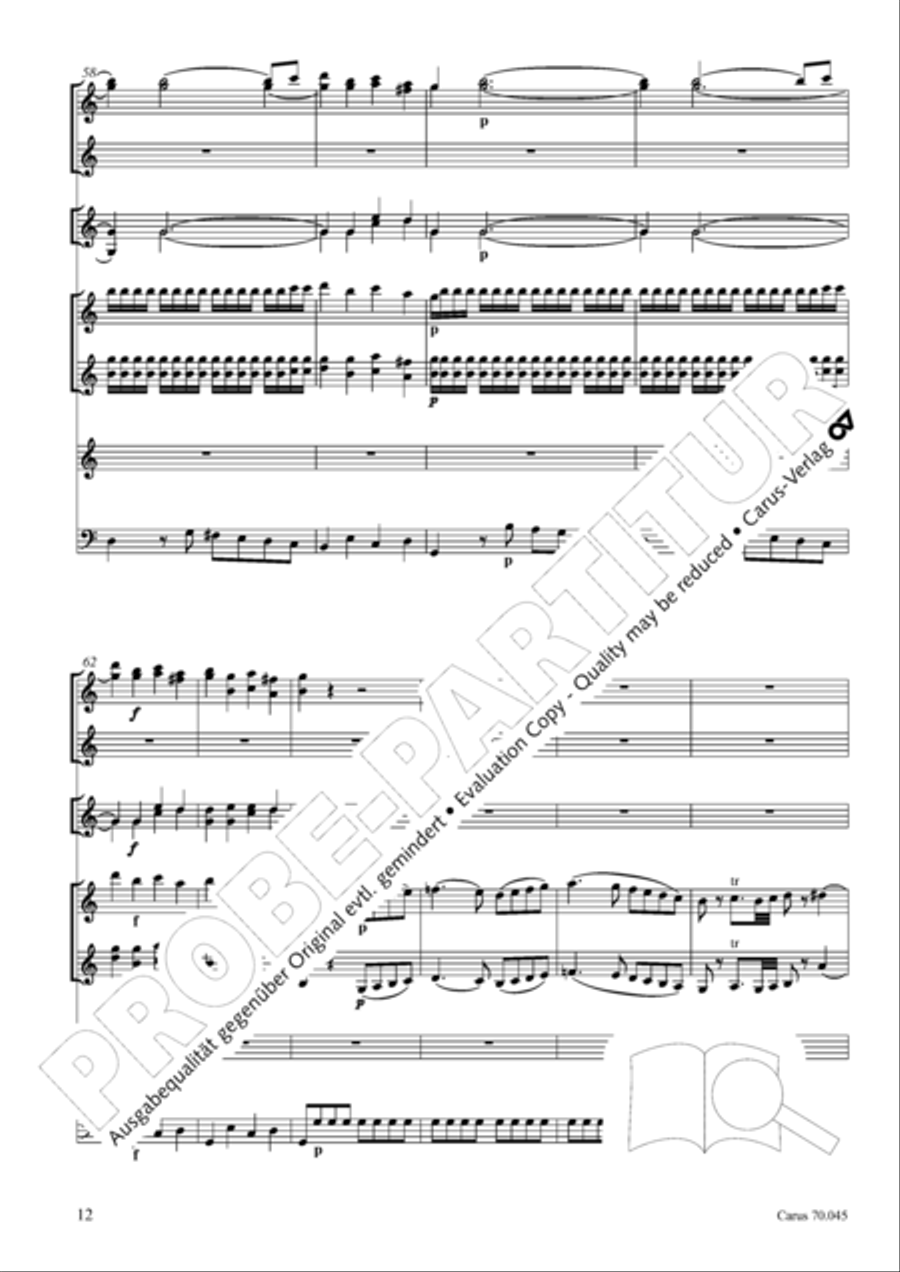 Totus in corde langueo Flute scores gallery preview page 13