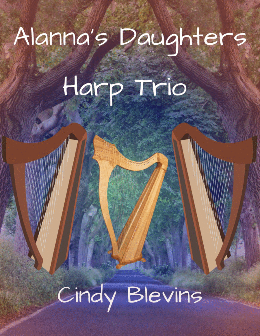 Alanna's Daughters, for Harp Trio Harp scores gallery preview page 1