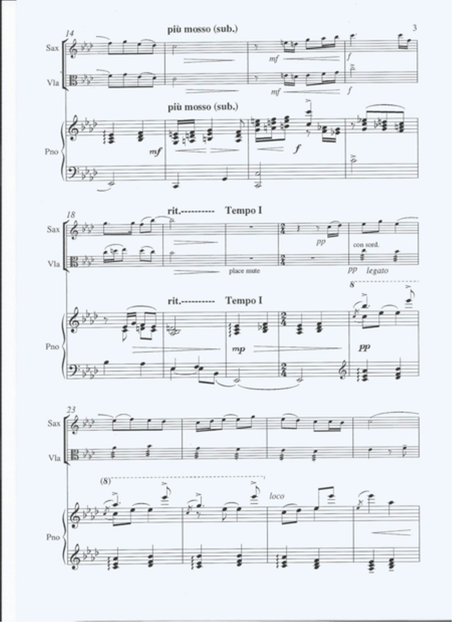 The Turning Seasons Soprano Saxophone scores gallery preview page 4