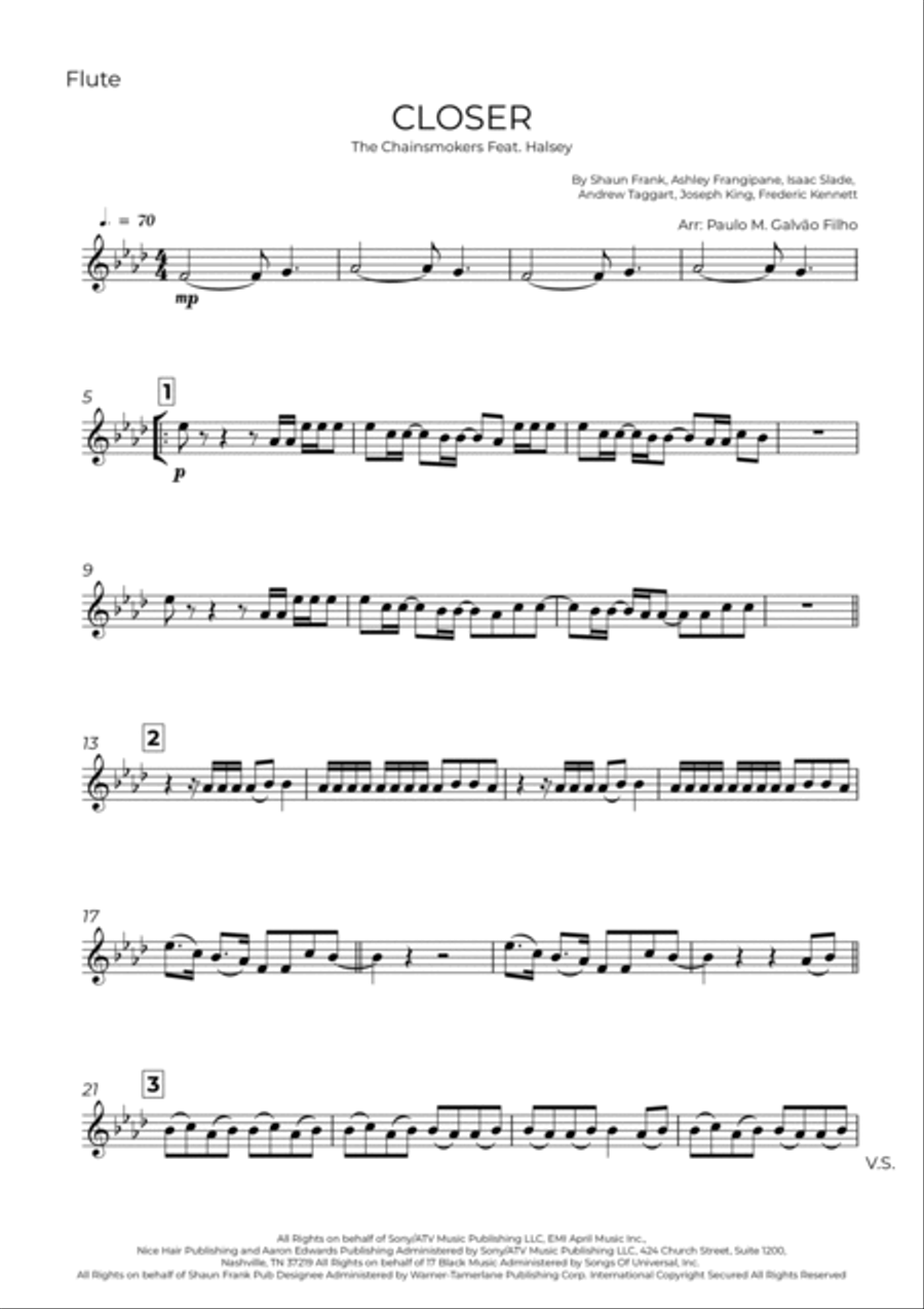 Closer Woodwind Quintet scores gallery preview page 6
