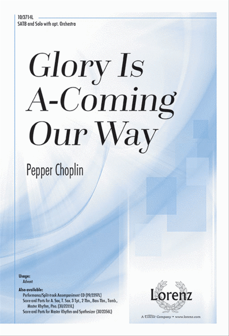 Glory Is A-Coming Our Way 4-Part scores gallery preview page 1