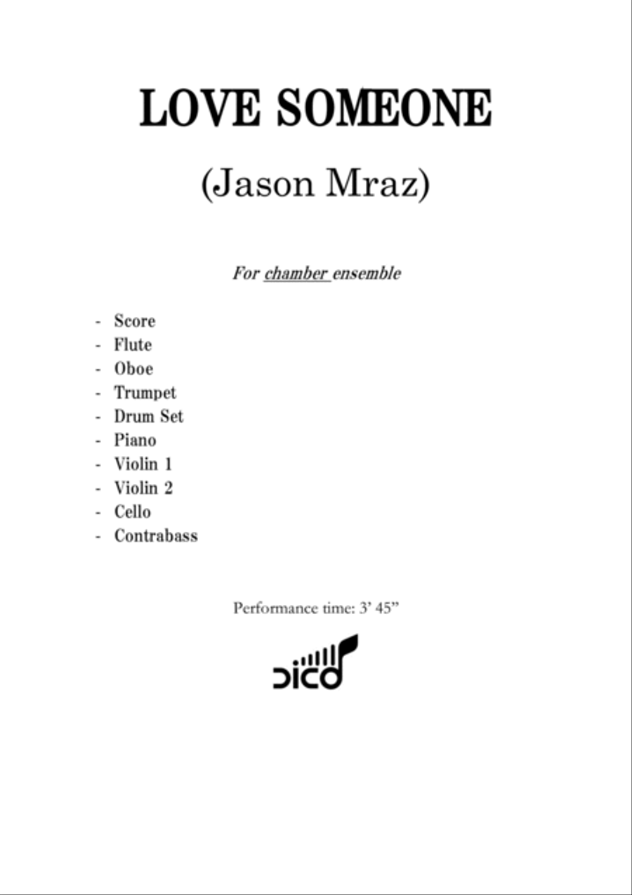 Love Someone Love Someone Large Ensemble scores gallery preview page 3