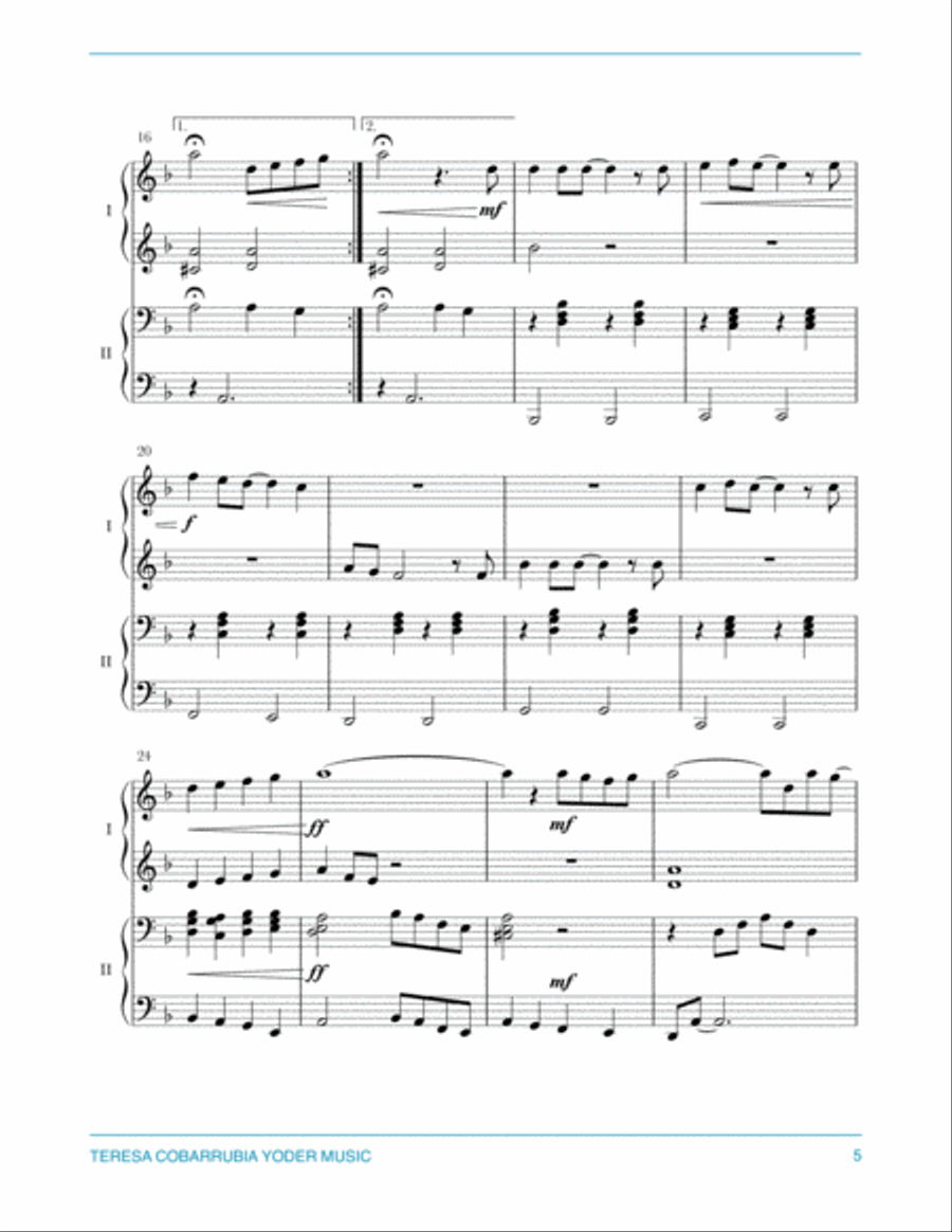 Mary, Did You Know? Easy Piano scores gallery preview page 5