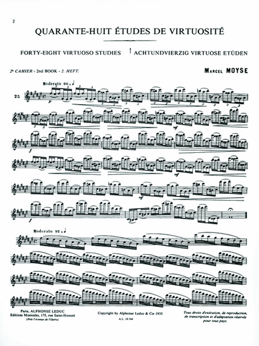 Forty-Eight Virtuoso Studies - Volume 2