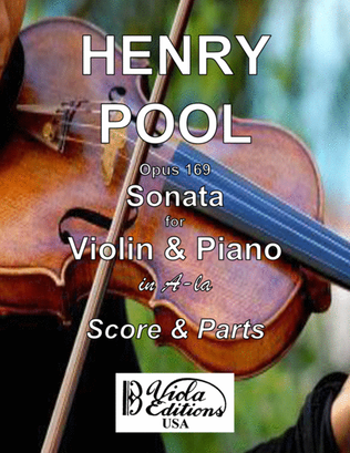 Opus 169, Sonata for Violin & Piano in A-la (Score & Parts)