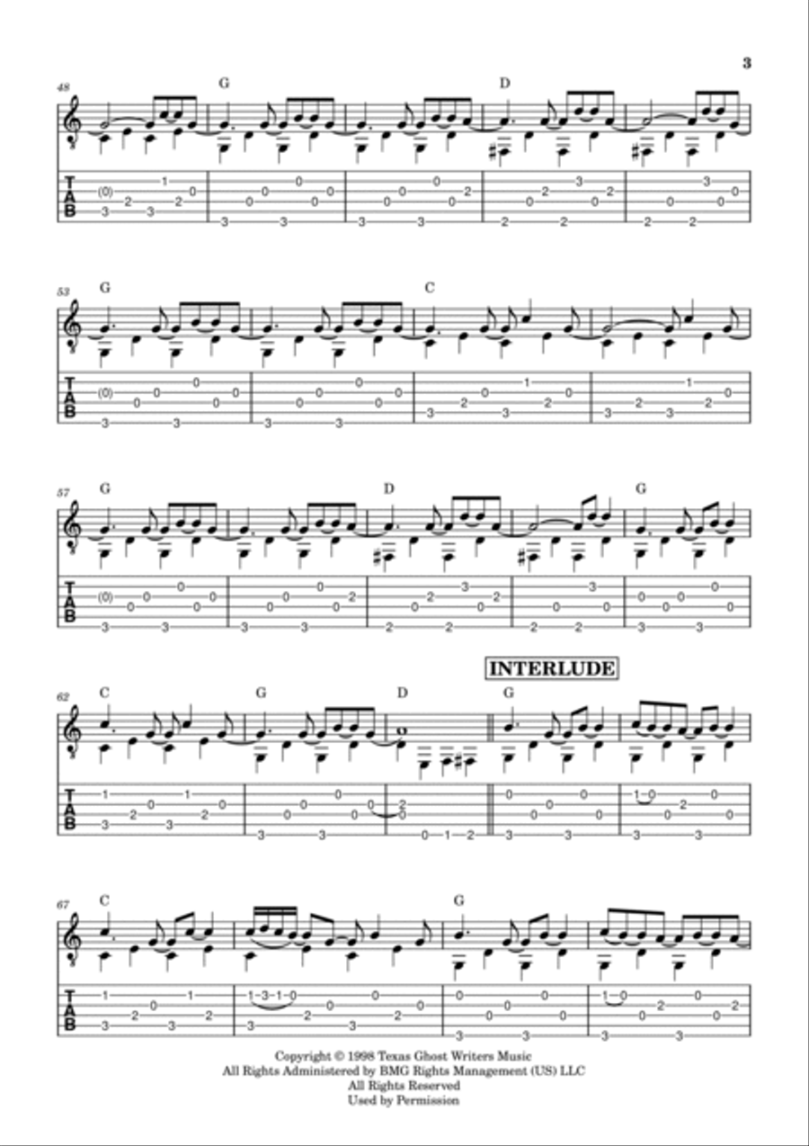 Clay Pigeons Acoustic Guitar scores gallery preview page 3