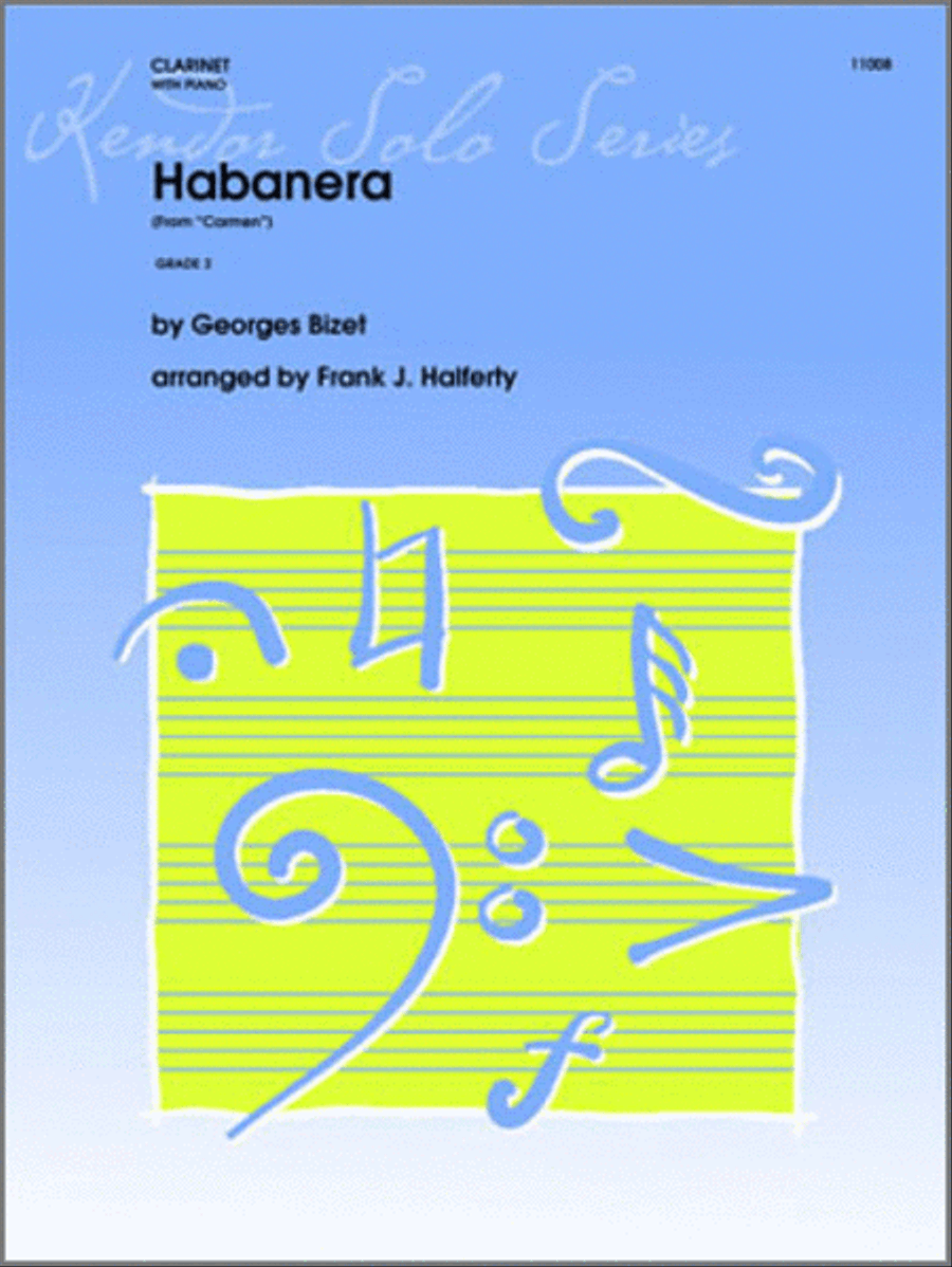 Habanera (from 'Carmen') B-Flat Clarinet scores gallery preview page 1