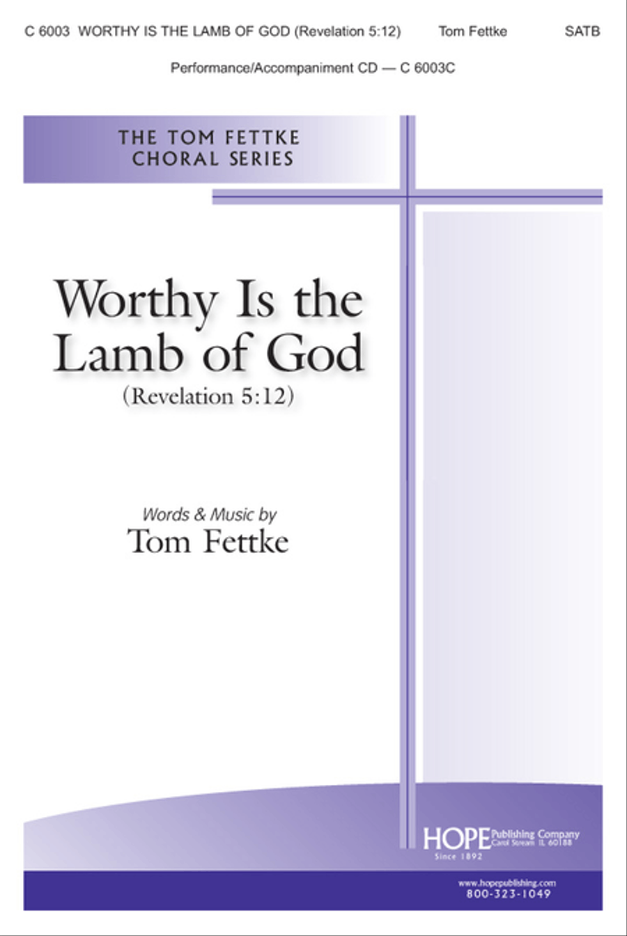 Worthy Is the Lamb of God (Revelation 5:12) 4-Part scores gallery preview page 1