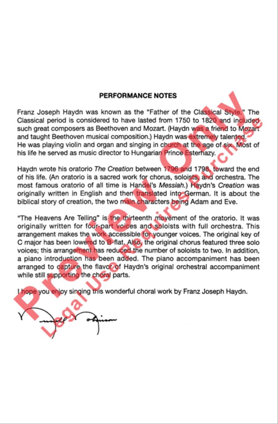 The Heavens Are Telling The Heavens Are Telling 3-Part scores gallery preview page 2