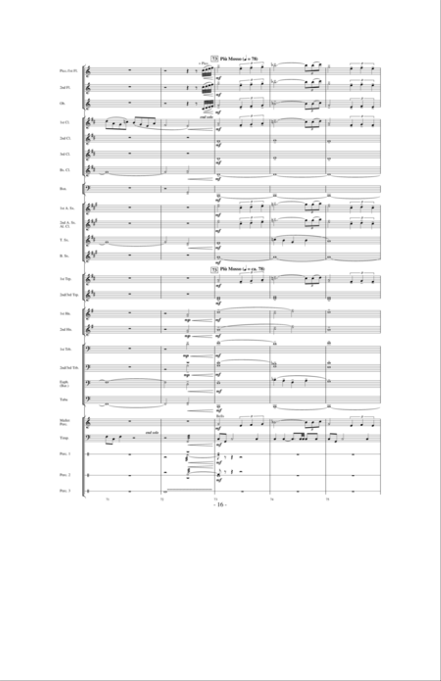 Of Honor and Valor Eternal Concert Band scores gallery preview page 15