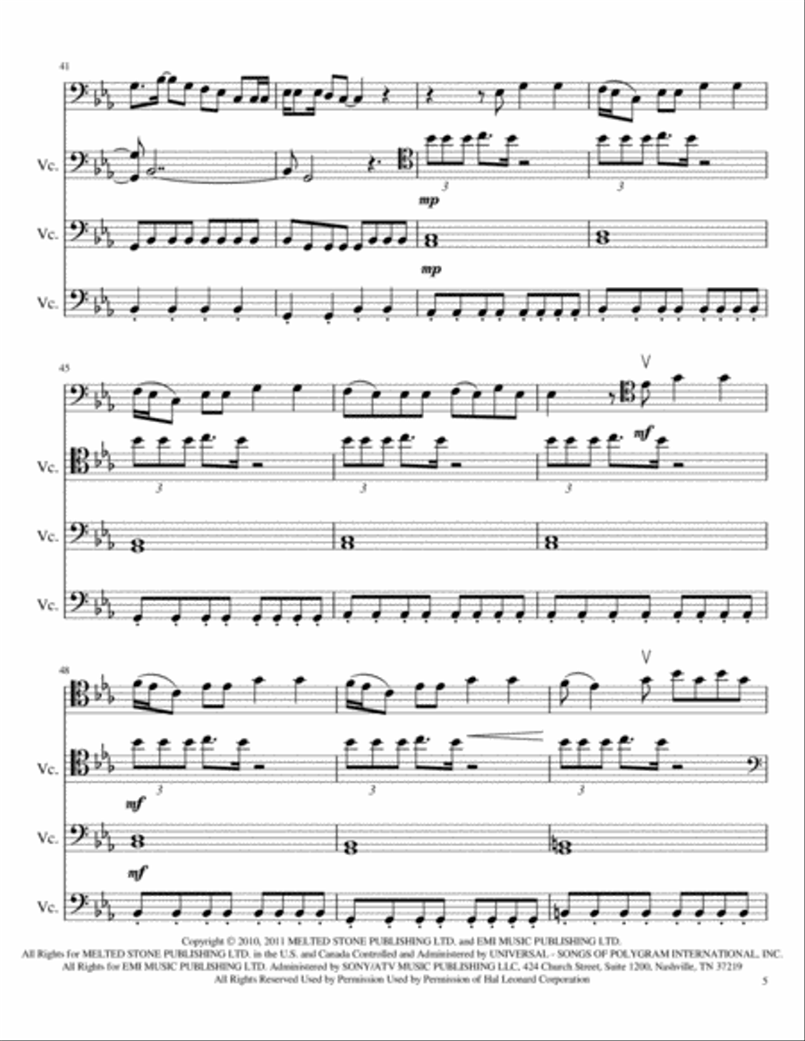 Rolling In The Deep Small Ensemble scores gallery preview page 5
