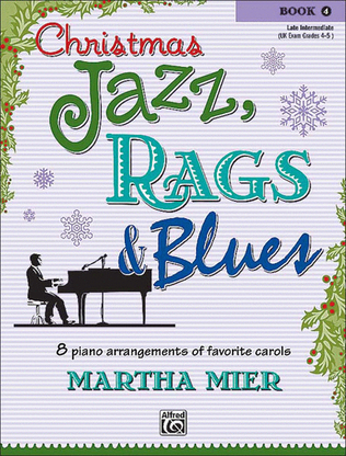 Book cover for Christmas Jazz, Rags & Blues, Book 4
