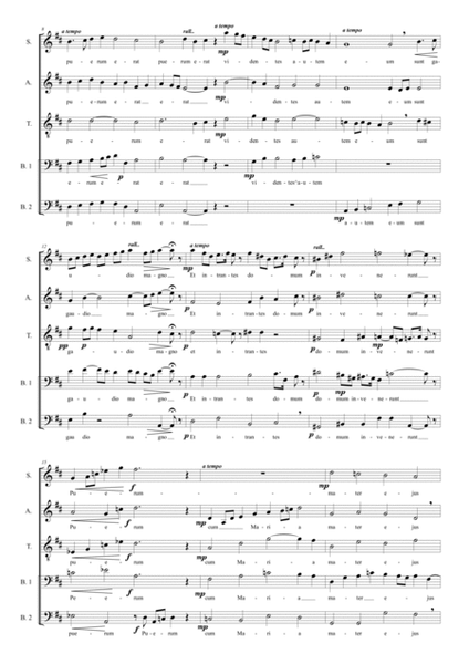 Stella quam viderant (Epiphany motet) for SATBB choir a cappella image number null