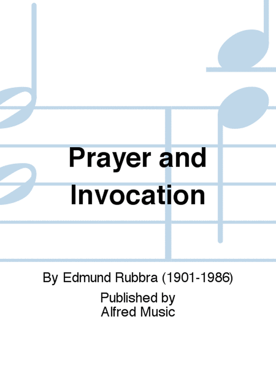 Prayer and Invocation