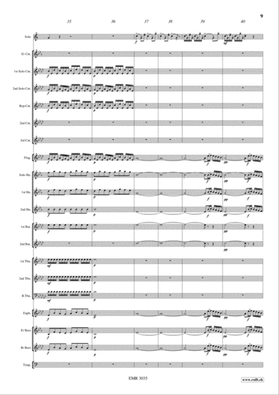 Sinfonia Pastorella Brass Band scores gallery preview page 10
