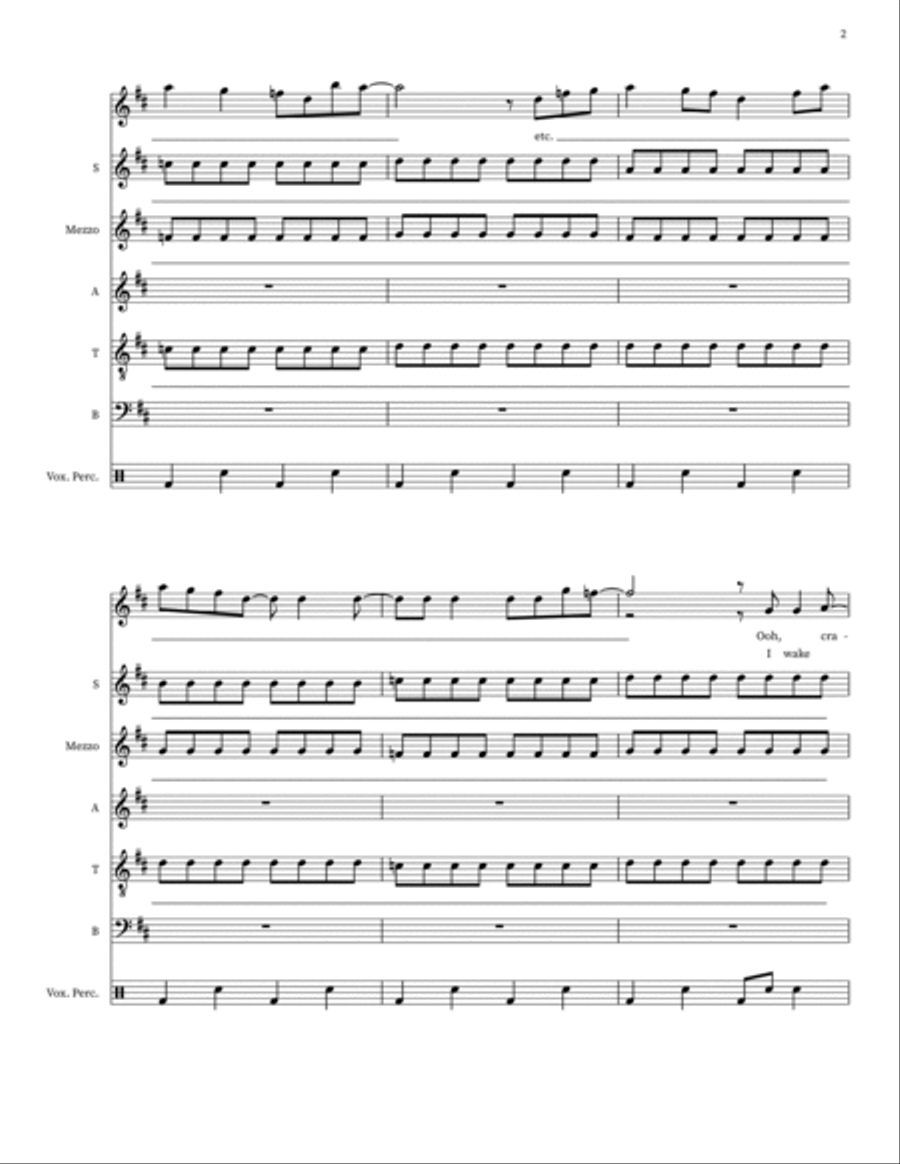 The Walker Choir scores gallery preview page 2