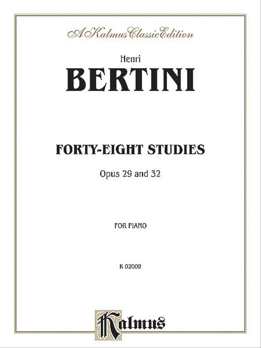 Forty-eight Studies, Op. 29 & 32 Piano Method scores gallery preview page 1