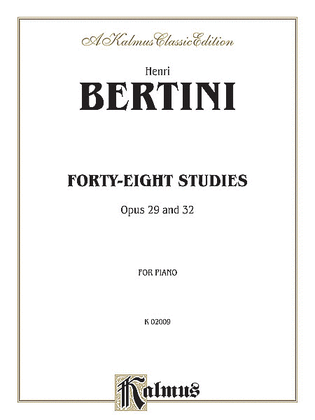 Book cover for Forty-eight Studies, Op. 29 & 32