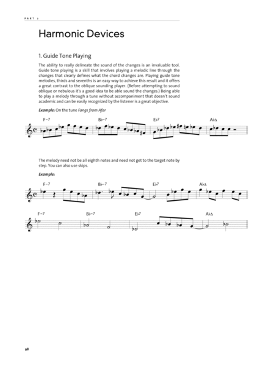 Developing A Jazz Language Book and Digital Audio scores gallery preview page 20
