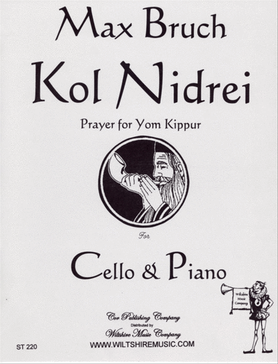 Kol Nidre -Yom Kippur Song Piano Accompaniment scores gallery preview page 1