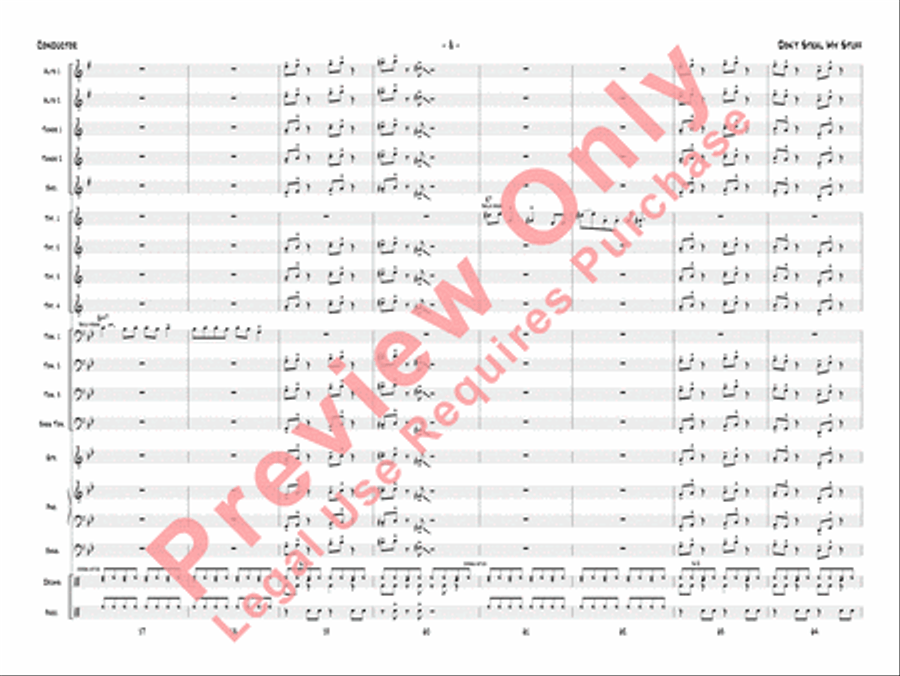 Don't Steal My Stuff Don't Steal My Stuff Jazz Ensemble scores gallery preview page 11