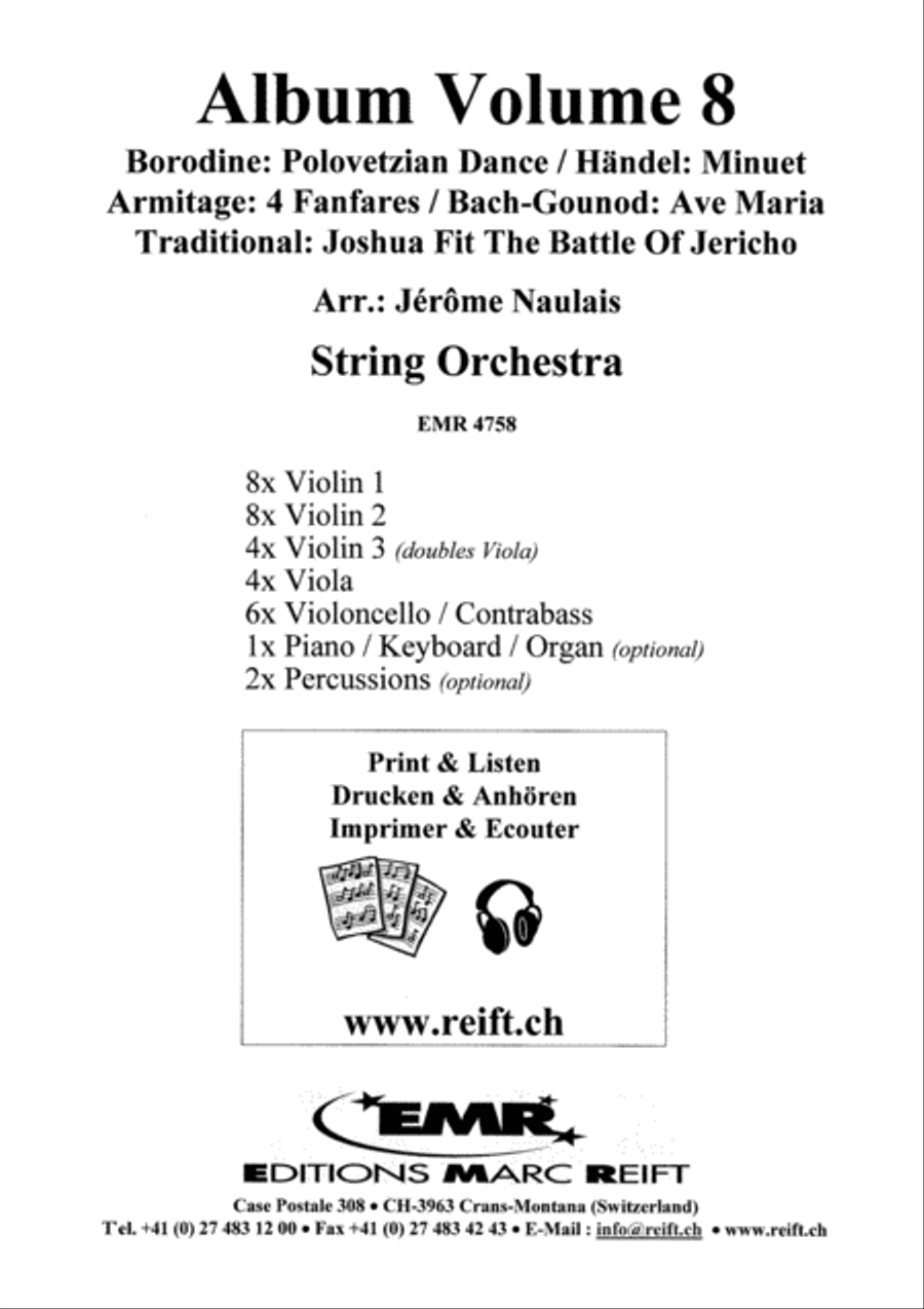 Album Volume 8 String Orchestra scores gallery preview page 2